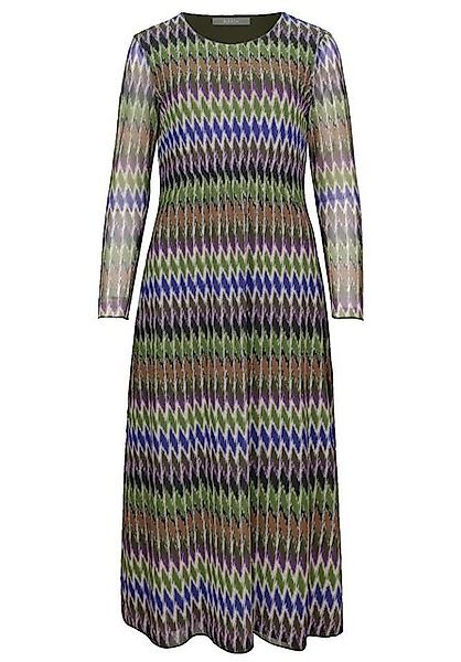 bianca Druckkleid – Modisches Langarm-Meshkleid mit Stretch und trendigem M günstig online kaufen