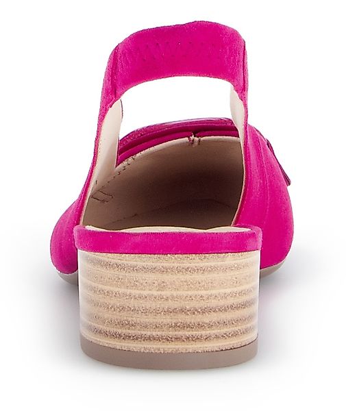 Gabor Slingpumps, Blockabstz, Festtagsschuh, Hochzeitsschuh mit elastischem günstig online kaufen