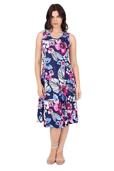 Phistan Midikleid Ärmelloses Damenkleid aus Strick günstig online kaufen