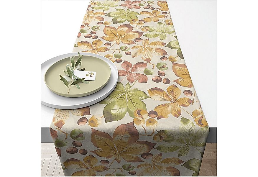 Ambiente® Tischläufer Castanea (1-tlg, 1-teilig), Tischläufer Tischdecke ca günstig online kaufen