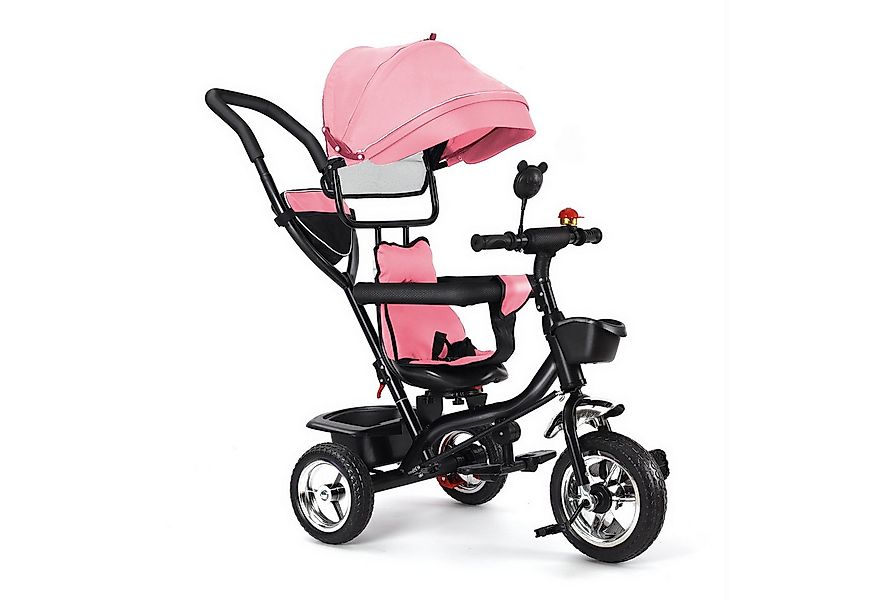 JEOBEST Dreirad 5 in1 Kinder Lenkstange Fahrrad Baby Kinderwagen, Kinderdre günstig online kaufen