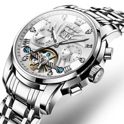 OLEVS Automatikuhr Luxus Herrenuhr Automatik Edelstahl günstig online kaufen