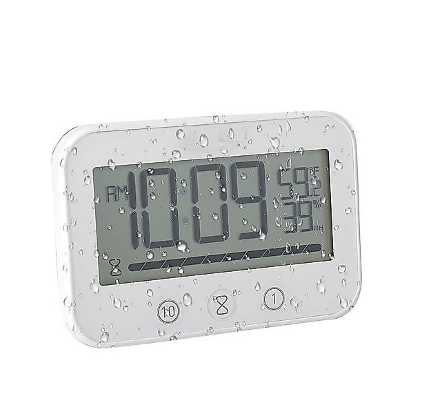 FELIXLEO Wanduhr Wasserdichte LCD Badezimmer Uhr, Duschuhr mit Saugnapf Hyg günstig online kaufen