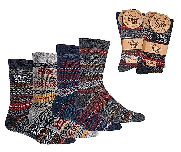 Socks 4 Fun Freizeitsocken Socks 4 Fun kuschelige Hygge Woll-Socken im 2er günstig online kaufen