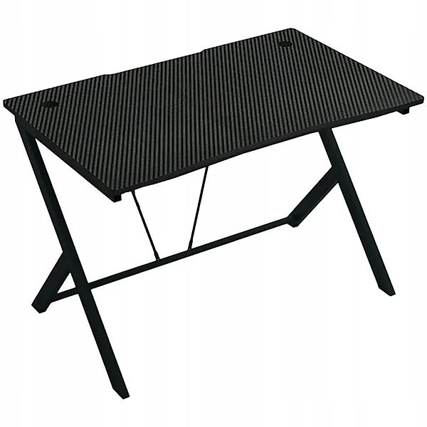 Rebiko Schreibtisch Gaming-Tisch Computer Loft Modern Schwarz Carbon 100 cm günstig online kaufen