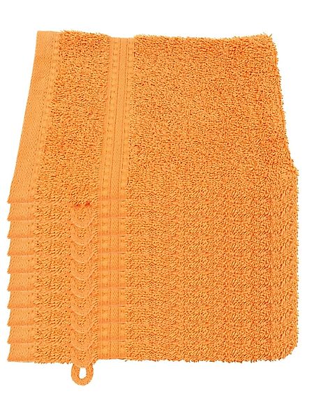 Julie Julsen Handtücher 10-Handtücher-Orange, Bio-Baumwolle (10-St) günstig online kaufen