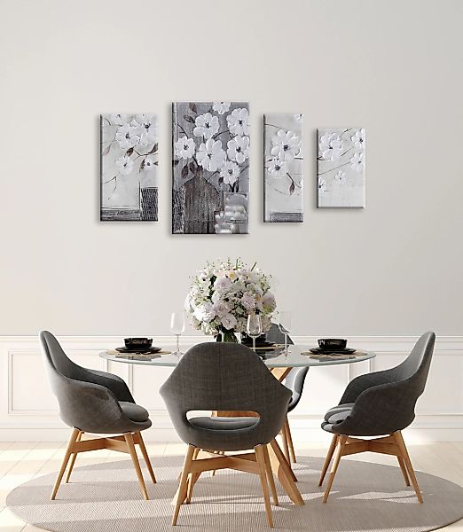 Bönninghoff Ölgemälde, Blumen-Blumenbilder-Pflanzen-Kunst-Gemälde, (1 St.), günstig online kaufen