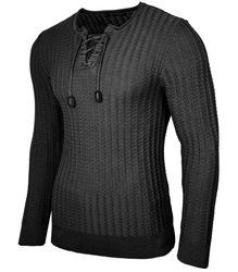 Baxboy Strickpullover BAXBOY Herren stylischer Rundhals günstig online kaufen