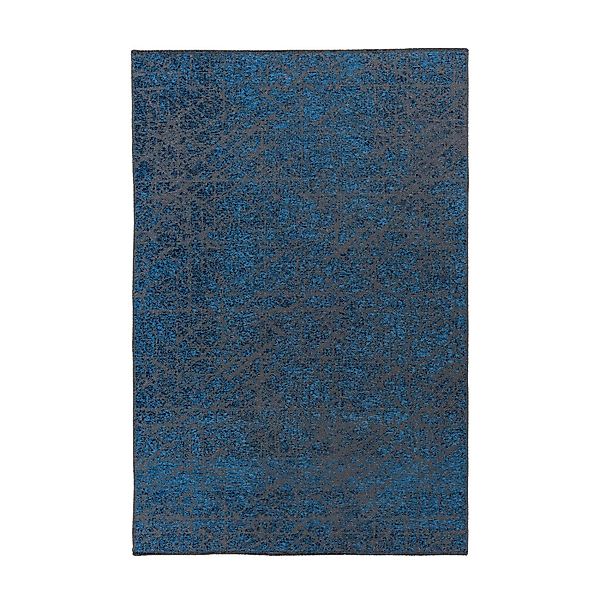 MeGusta Kurzflor Teppich Klassisch Modern Blau 120x170 cm Cristina günstig online kaufen