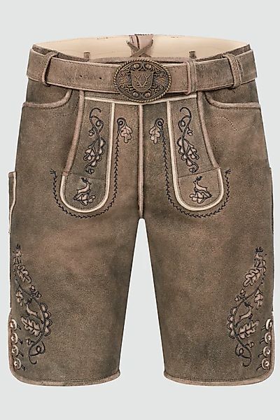 Lederhose Gildo mit Gürtel günstig online kaufen