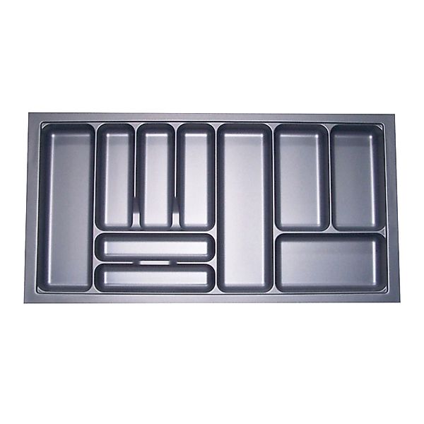 SOTECH Orga-Box I Besteckeinsatz Silbergrau 1000 mm Höhe 55 mm Für Blum Tan günstig online kaufen