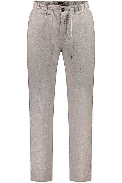 BOSS 5-Pocket-Hose Graue Herrenhose: Gerade Passform, 4 Taschen, Knopf & Re günstig online kaufen