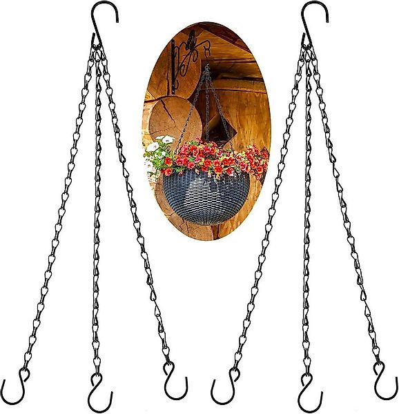 Coonoor Dekohänger 2 Stück Blumenampel Ketten Metall Hängende Kette Pflanze günstig online kaufen