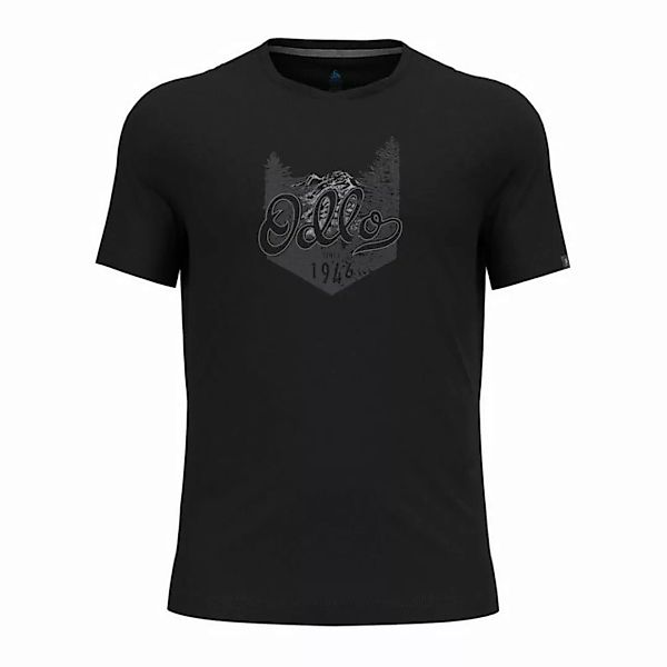 Odlo T-Shirt Nikko T-Shirt mit Logo-Print mit Waldlandschaftsprint günstig online kaufen