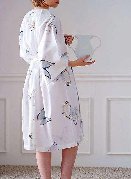 APELT Kimono "Papillon 120x110 col. 80" Kimono mit Bindeband Größe120x110, günstig online kaufen