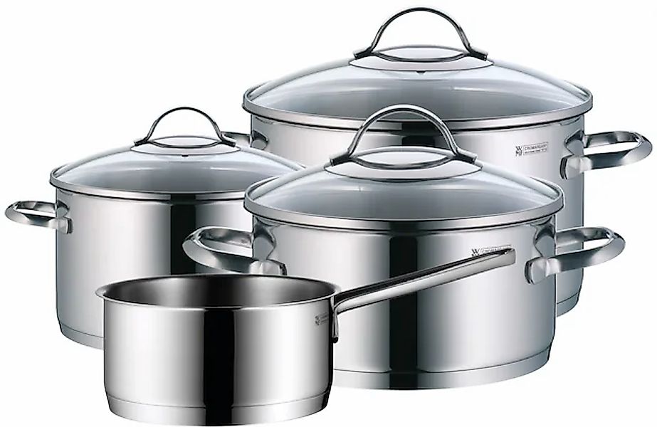 WMF Topf-Set »Provence Plus 4-teilig, Induktions Töpfe Set mit Glasdeckel« günstig online kaufen