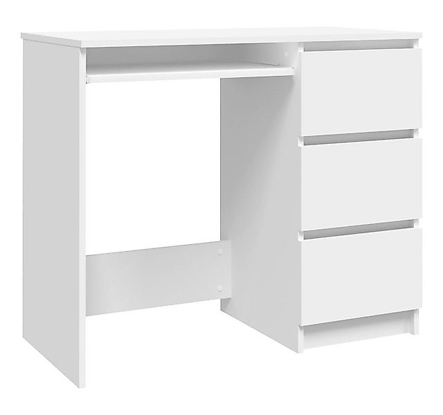 furnicato Schreibtisch Weiß 90x45x76 cm Holzwerkstoff (1-St) günstig online kaufen