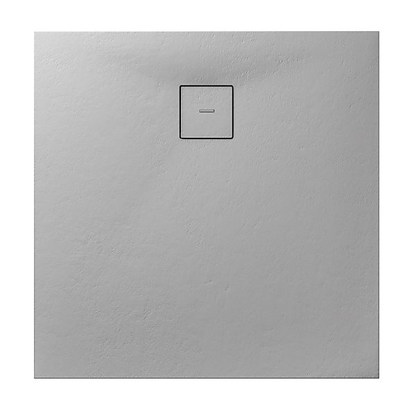 Breuer Duschwanne Modern Line Steinoptik Quadrat 120 cm x 120 cm Steingrau günstig online kaufen