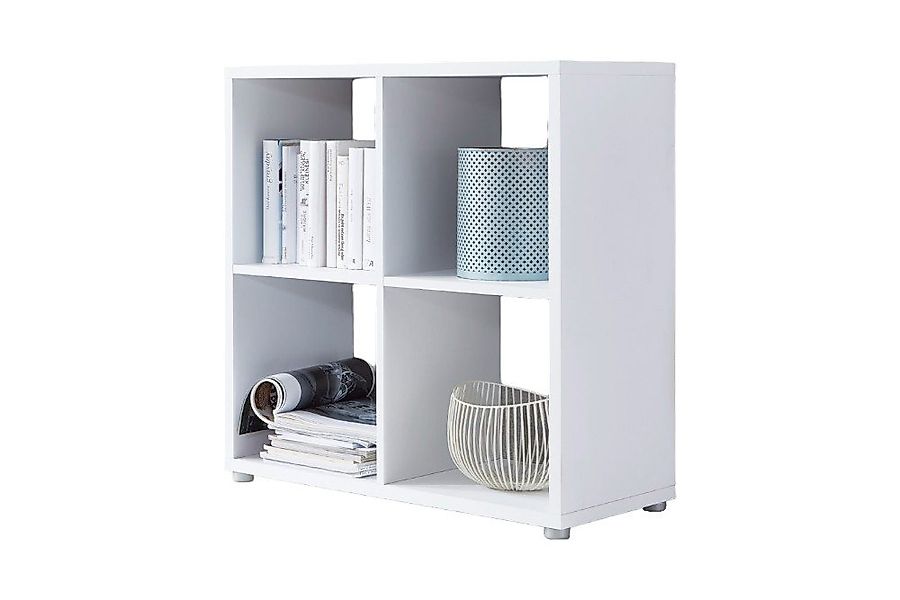 BMG Möbel Standregal NIZZA, Aktennregal, Würfelregal mit 4 Fächern, Made in günstig online kaufen