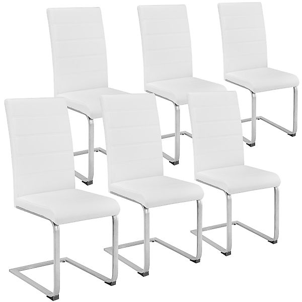 tectake Esszimmerstuhl Set Schwingstuhl (6er Set, günstig online kaufen