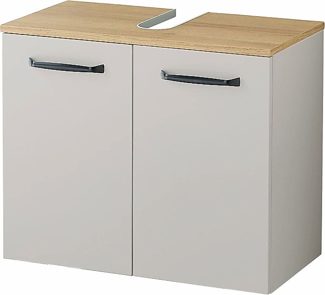 Saphir Waschbeckenunterschrank "Quickset 500, 2 Türen, Siphonausschnitt" günstig online kaufen