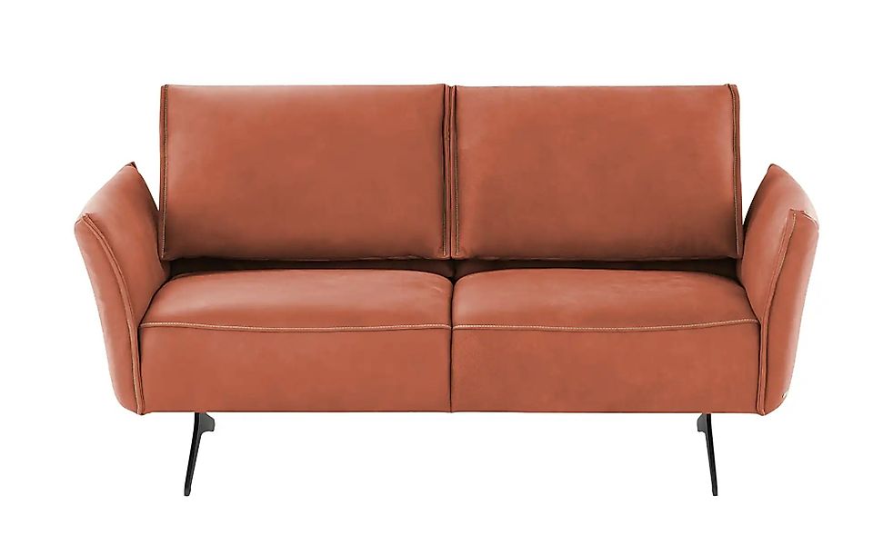 KOINOR Ledersofa  Vineto ¦ orange ¦ Maße (cm): B: 176 H: 110 T: 88.0 Polste günstig online kaufen