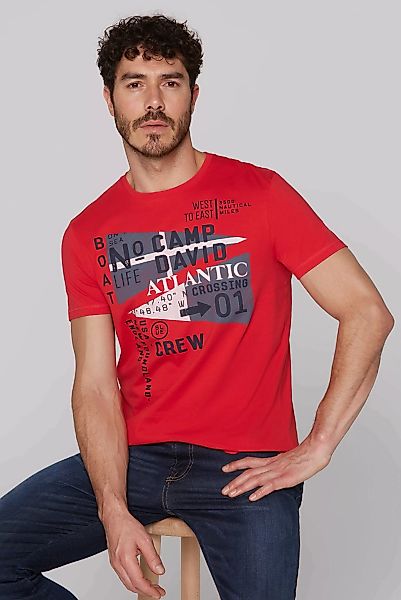 CAMP DAVID Rundhalsshirt, aus Baumwolle günstig online kaufen