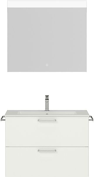 nobilia Badmöbel-Set "Tolvina" vormontiert, mit Soft-Close, 2 Stk. tlg. günstig online kaufen