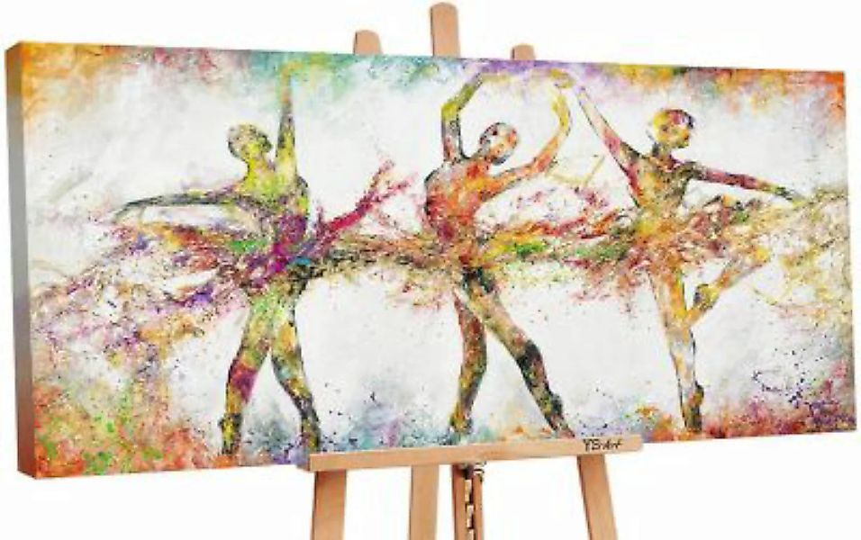 YS-Art™ "Gemälde YS-Art Handgemalt Bunte acrylbild, Acryl Malerei auf Leinw günstig online kaufen
