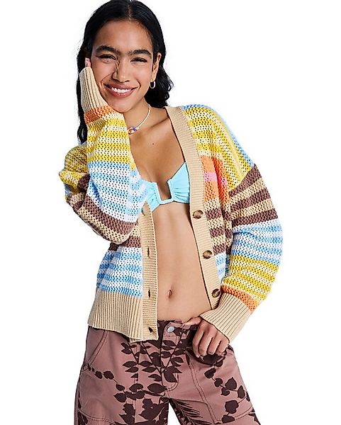 Roxy Fleecepullover Cosmic Coast Stripes günstig online kaufen