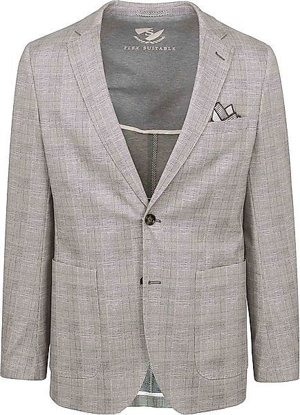 Suitable Blazer Face Druck Hellbraun - Größe 48 günstig online kaufen