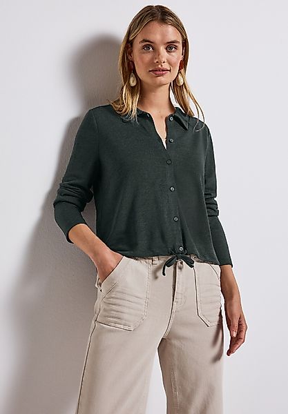 STREET ONE Strickjacke, mit Hemdkragen und Knopfleiste günstig online kaufen