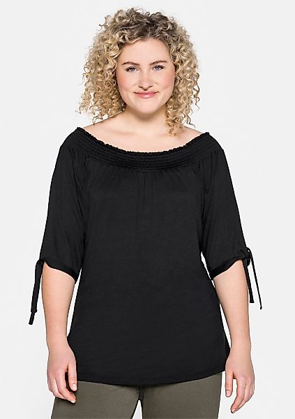 Sheego T-Shirt Carmenshirt günstig online kaufen