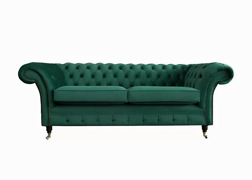 Xlmoebel Sofa Grünes 3-Sitzer Wohnzimmer-Sofa im modernen Design von Cheste günstig online kaufen