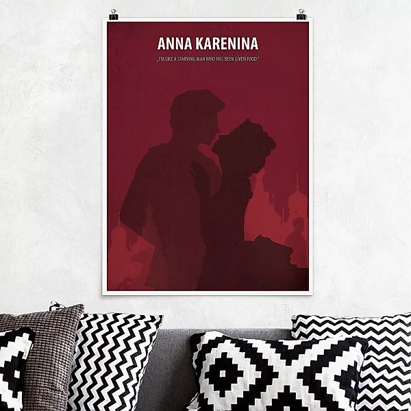 Poster Abstrakt - Hochformat Filmposter Anna Karenina günstig online kaufen