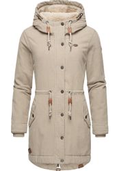 Ragwear Winterjacke "Canny Corduroy" mit Kapuze stylischer Damen Cordmantel günstig online kaufen