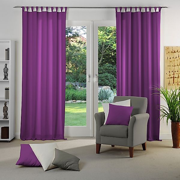 Wirth Vorhang Dim out, Schlaufen (1 günstig online kaufen