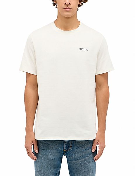 MUSTANG T-Shirt "Austin-Logo small" Regular fit, kleiner Markenschriftzug günstig online kaufen