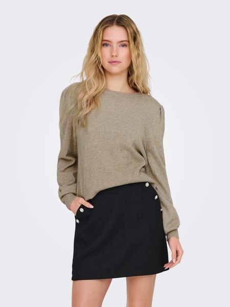 ONLY Rundhalspullover ONLKATIA LS STRUCTURE PUFF günstig online kaufen