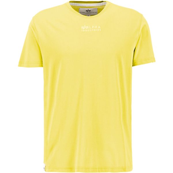 Alpha Industries  T-Shirt Organics EMB T-Shirt - organic yellow günstig online kaufen