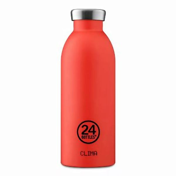 24Bottles Earth Clima Trinkflasche 500 ml Trinkflaschen dunkelrot günstig online kaufen