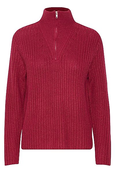 b.young Strickpullover Grobstrick Troyer mit Reißverschluss günstig online kaufen