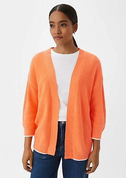 Comma Strickjacke mit Drop-Shoulder-Design günstig online kaufen