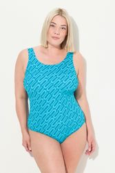 Ulla Popken Badeanzug Badeanzug grafischer Druck günstig online kaufen