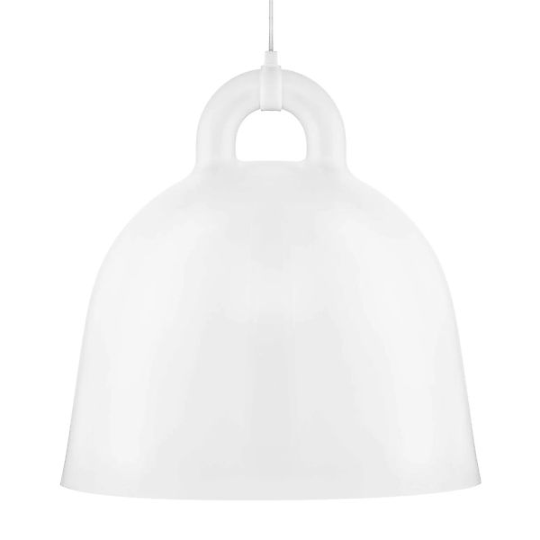 Normann Copenhagen - Bell Pendelleuchte L - weiß/H 57cm / Ø 55cm/weißes Kab günstig online kaufen