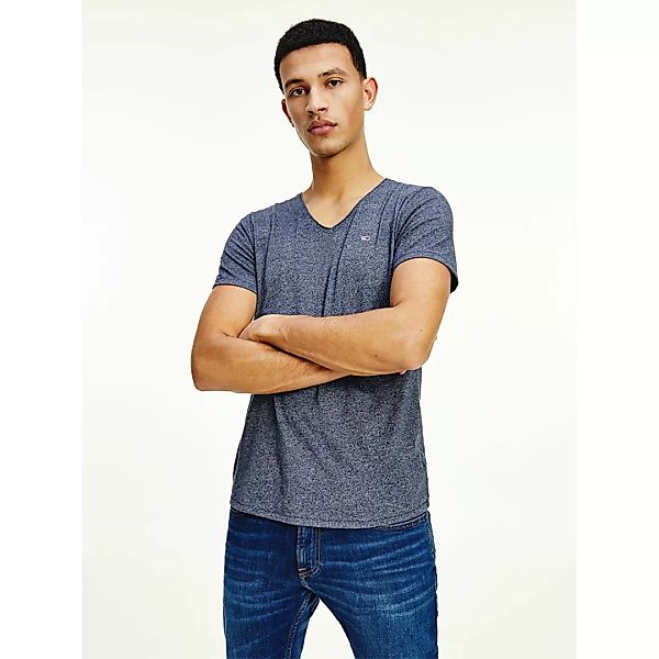 Tommy Jeans Slim Jaspe Kurzärmeliges T-shirt 2XL Twilight Navy günstig online kaufen