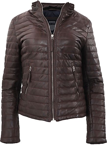 RICANO Lederjacke Padded hochwertiges Lamm Leder günstig online kaufen