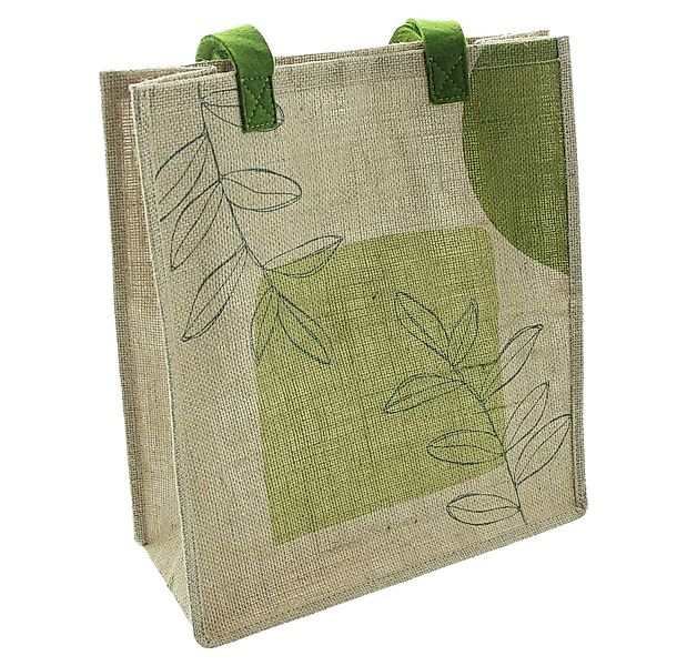 Dekoleidenschaft Tragetasche "Green Nature" Tasche aus Jute Jutetasche natu günstig online kaufen