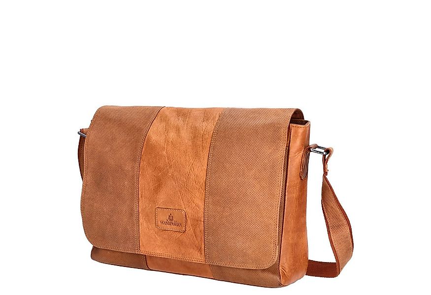 The Skandinavian Brand Umhängetasche The Skandinavian Brand Leder Messenger günstig online kaufen