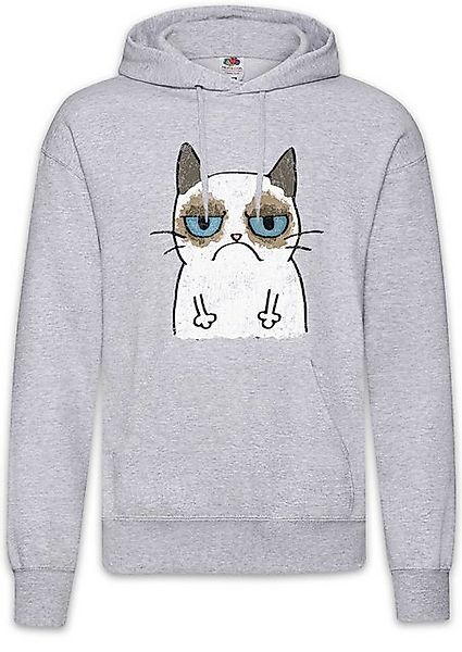 Urban Backwoods Hoodie Grumpy Cat II Herren Hoodie Cats Katze Gatto Gamer G günstig online kaufen